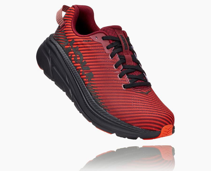 Hoka One One Mens Running Shoes - Rincon 2 - Red - TIAP71453